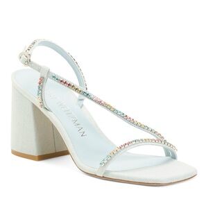 Stuart Weitzman Women's Soirée Crystal 85 Sandal Heel